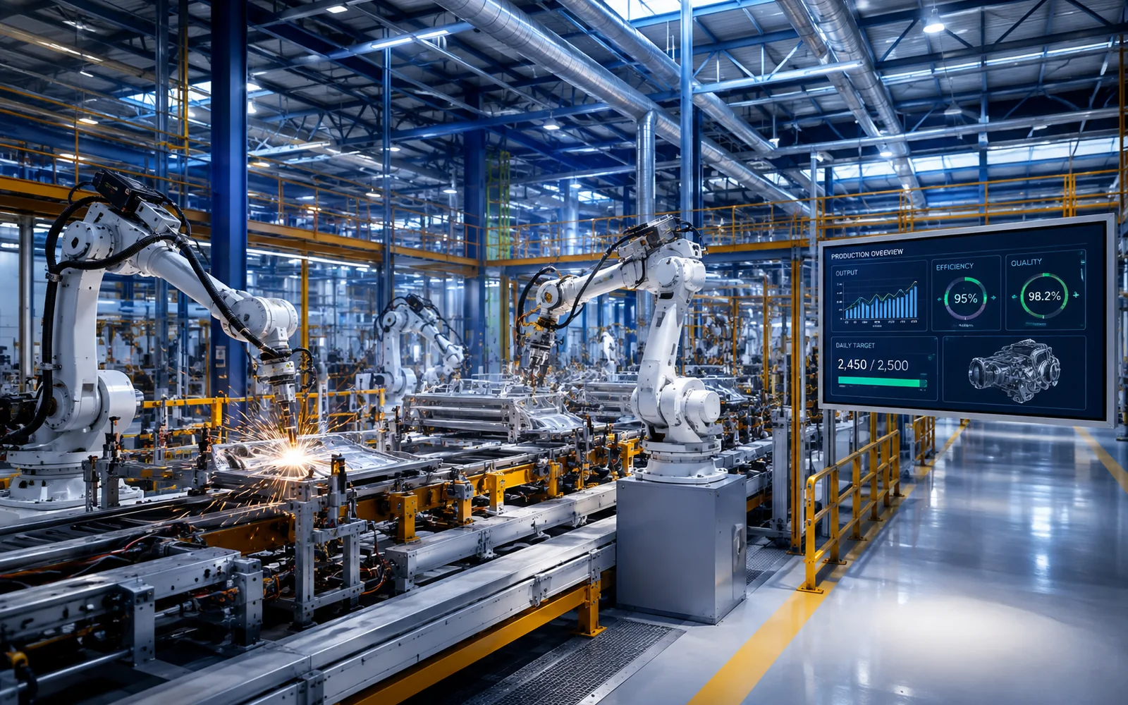 Advanced automated manufacturing facility